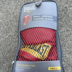 Everlast Small Laceless Training Gloves Level 1 Size Small