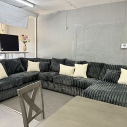 Charcoal Grey Sectional 