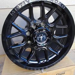 4 New Gloss Black 17X9 Motiv Offroad Rims *8X170* *FORD* *F250* *EXCURSION* *0MM Offset*

