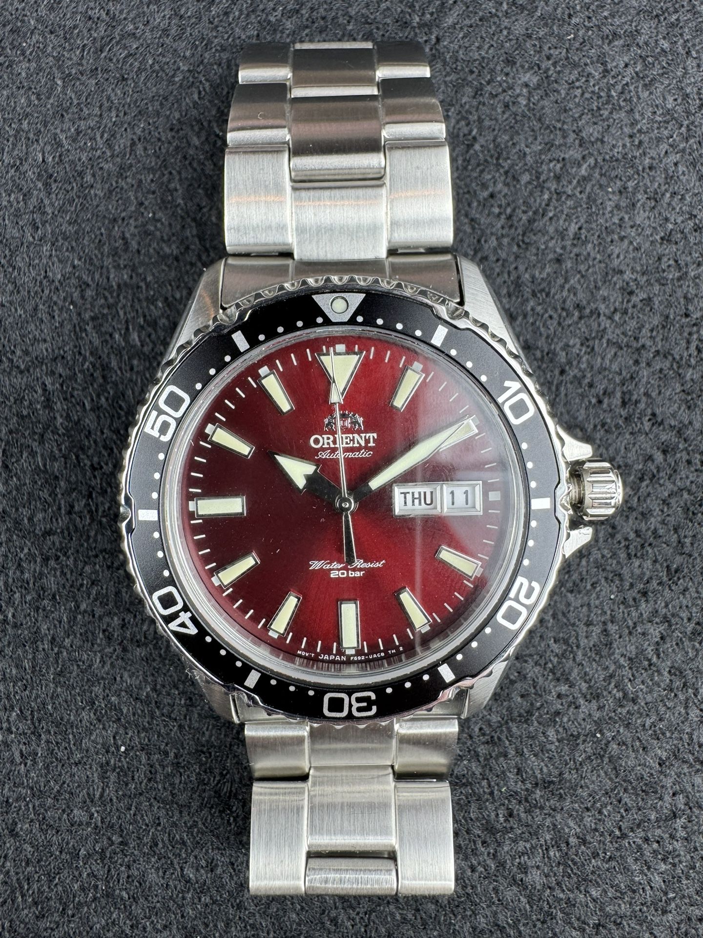 Orient Men's Kamasu Stainless Steel Japanese-AutomaticDiving Watch