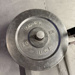 Mavrik 44lbs 2” Olympic Bumper Plates 
