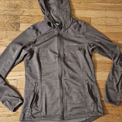 Women's Columbia Zip Fleece Jacket M Grey