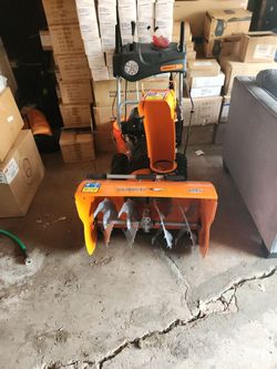 Yardmax snow blower 500 OBO