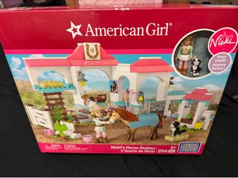 American Girl Mega Bloks Nicki’s Horse Stables set