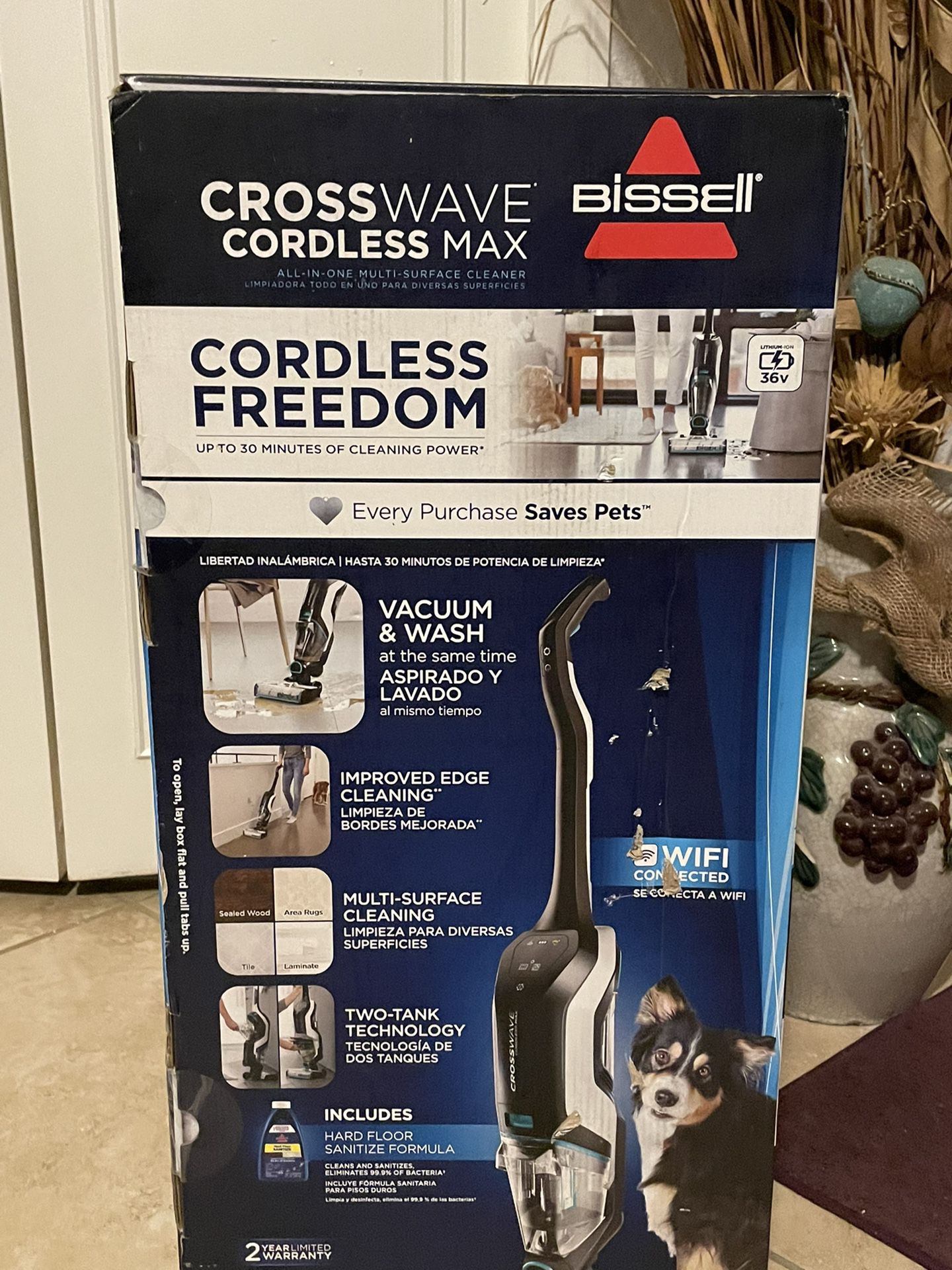 Bissell CrossWave Cordless Max All In One Multi-Surface Cleaner