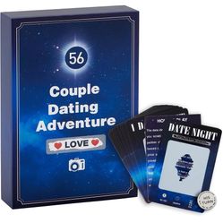 56 Scratch Off Date Night Ideas Cards,Mothers Day for Wife - Gifts for Boyfriend Girlfriend,Anniversary Newlywed Wedding for Him, Her, Husband or Wife