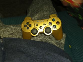 Rare Sony PlayStation 2 Gundam Hyakushiki Gold Controller