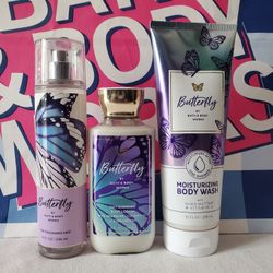 ❤ Butterfly Set Bath & Body Works  ❤
