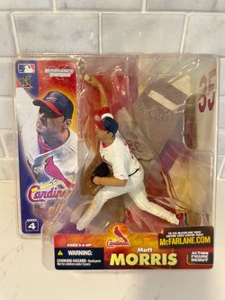 McFarlane Action Figure Of Matt Morris Series 4 Cardinals White Uniform MLB New