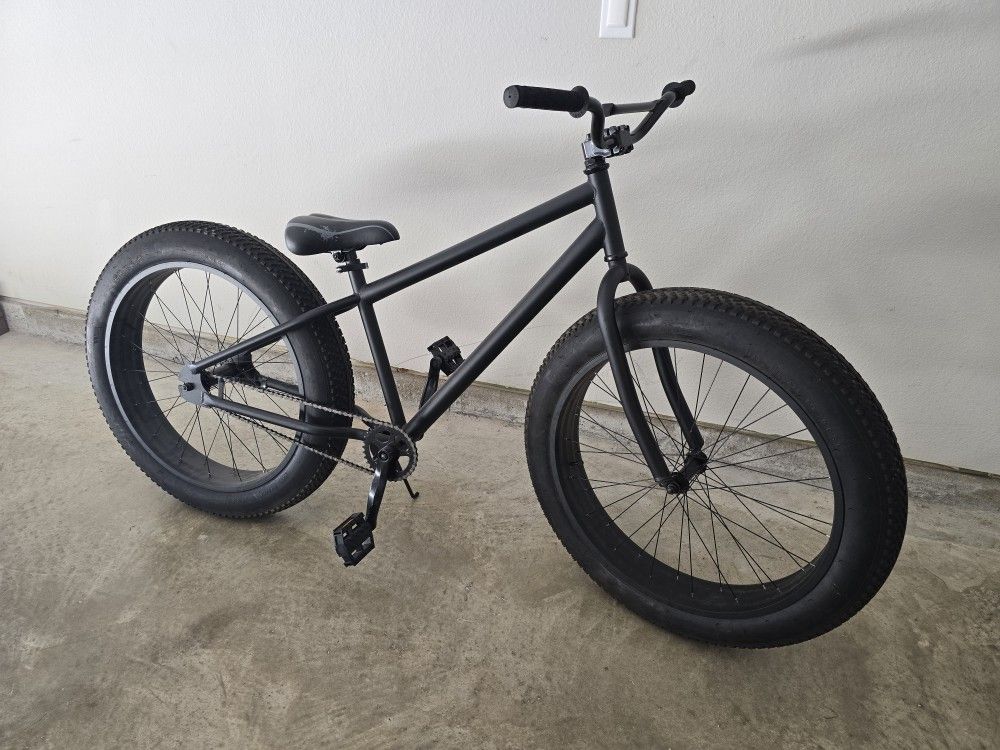 26" Mongoose Beast Fat Tire Mountain, Black