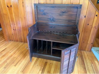 Vintage wood chest