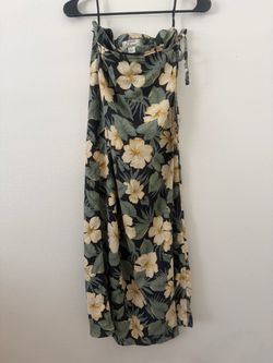 vintage tommy bahama silk wrap skirt