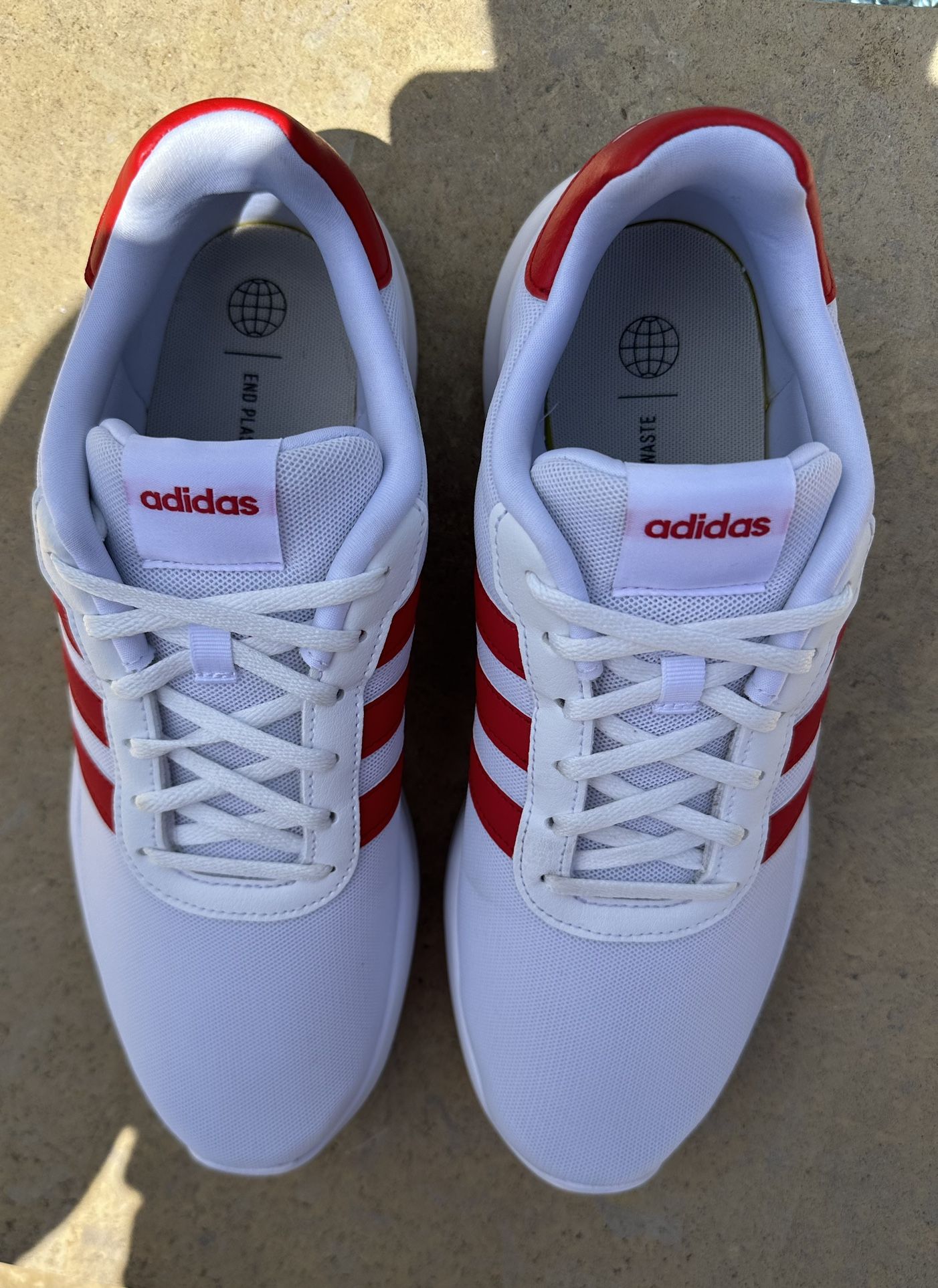 Adidas Lite Racer 3.0 - Red And White - Classic Style Shoe  display picture 3