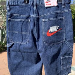 SUPREME Nike Denim Short (Indigo) Size: 30