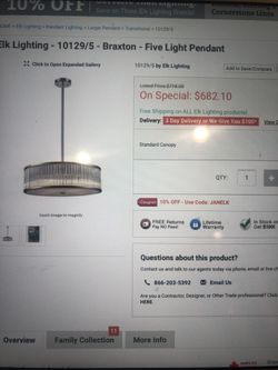 Braxton light pendant