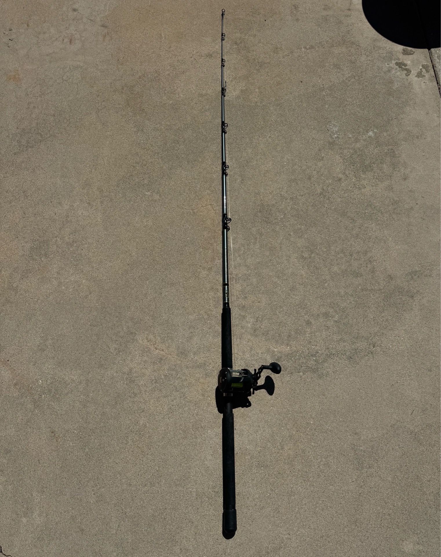Offshore Angler Rod Reel Combo 50lb braid 40lb Mono