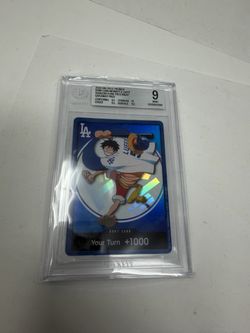 Dodgers Luffy BGS 9 Promo Don Card