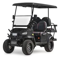Coleman Powersports Coleman Black Electric Golf Cart