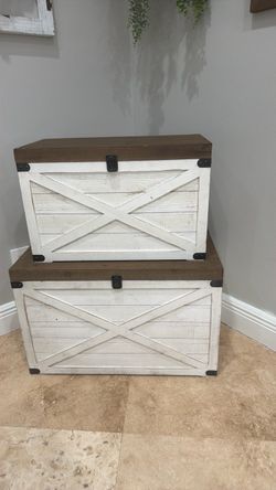Storage wood set