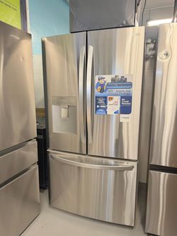 LG 29 Cu. Ft. French Door Smart Refrigerator with External Water Dispenser Stainless Steel