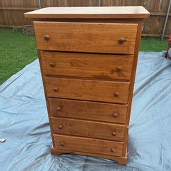 Solid wood dresser