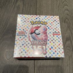 Japanese 151 Booster Box Sealed