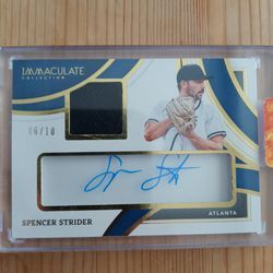 Spencer Strider Patch Auto Out Of 10