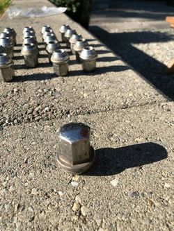 20 Dodge OEM Lug Nuts 9/16-18 Ram 1500, Durango, Dakota, Raider Stainless Steel.