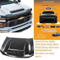 Hood Fit For 2020 2021 2022 2023 2024 2025 Chevy Silverado 2500/3500 HD