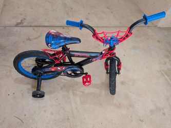 Huffy Batman 16" Bike With Balancing Wheels For Kids Aged 3-6