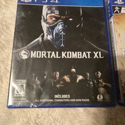 Mortal Kombat Xl new Unopened Rainbow Six Siege Opened No Book