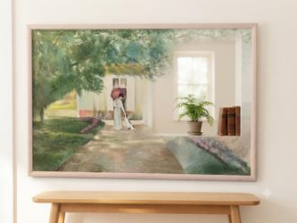 Framed Landscape Art Print 62” x 42”
