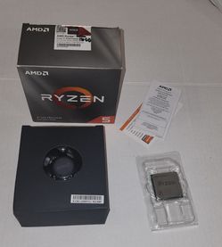 Ryzen 5 1600, with cooler & extra fans computer parts