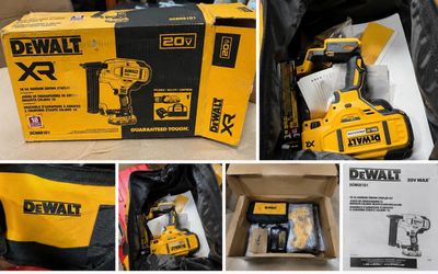 DEWALT 20V MAX XR 18GA Narrow Crown Stapler Kit