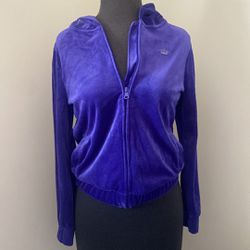 Juicy Couture Velour Purple Hoodie