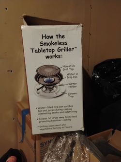 Indoor & Outdoor Smokeless Tabletop Griller