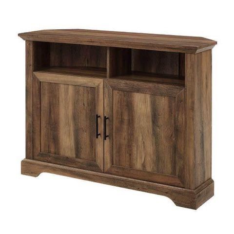 Grooved Door Corner TV Stand for TVs up to 45" - Saracina Home