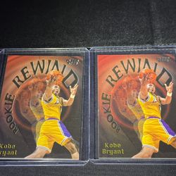 1997-98 Fleer Rookie Rewind Kobe Bryant #3 $40 EACH !!