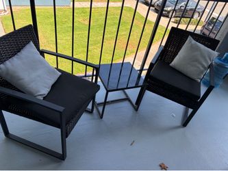 Balcony furniture set
