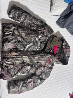 Mossy Oak Break-Up Infinity Camo Hooded Polyester Jacket Brown/Green woman XL