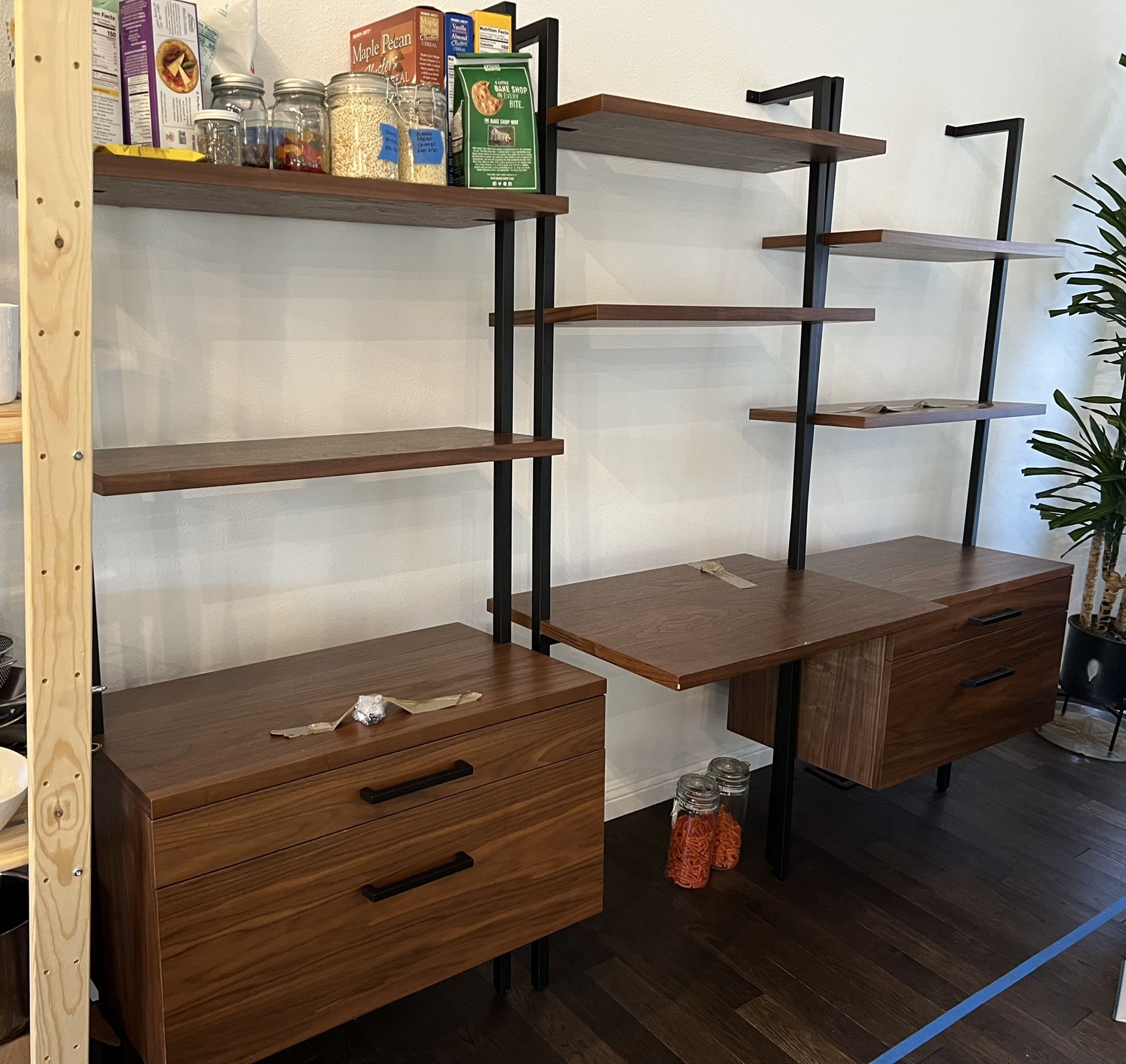 Cb2 helix walnut bookcase deals