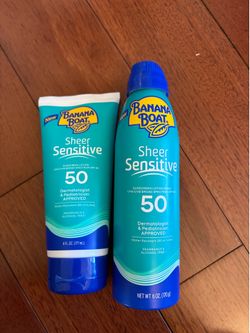 Banana boat sunscreen $4/each(exp 2028)
