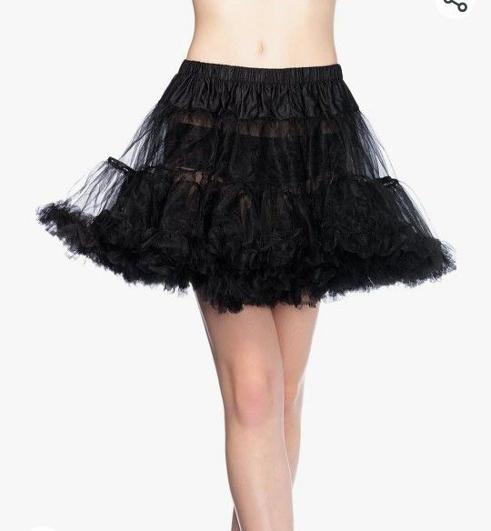 New Woman's Petticoat Tule Skirt Tutu One Size