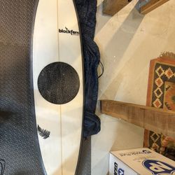 7’2” Blackfern Twinny Surfboard
