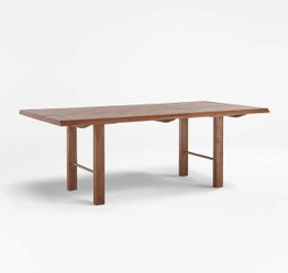 Montana 82" Live Edge Dining Table CB2 Crate &Barrel
