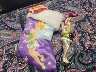 Tinkerbell Blown Glass Christmas.Ornament 