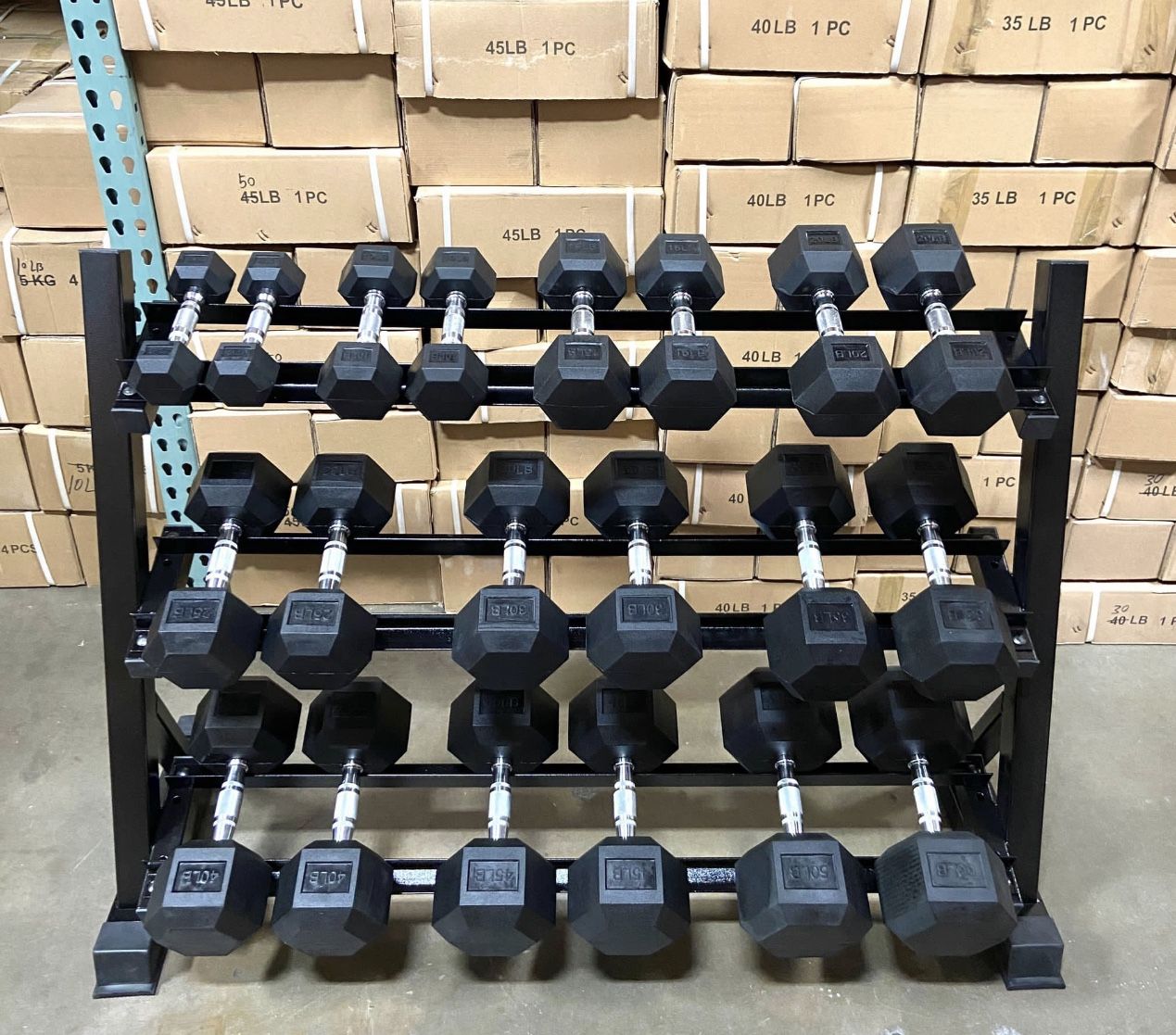 WEIGHTS/ DUMBBELLS/ BRAND NEW/ RUBBER HEX DUMBBELLS/ FREE DELIVERY 🚚 