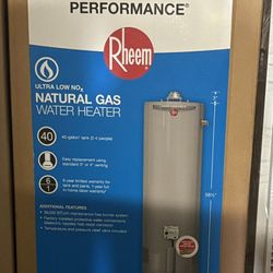 Water Heater 40 Gal