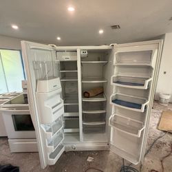 REFRIGERATOR, STOVE AND DISHWASHER 