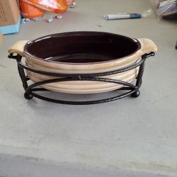 Temp Tations Dip Server With Metal Rack, Like New